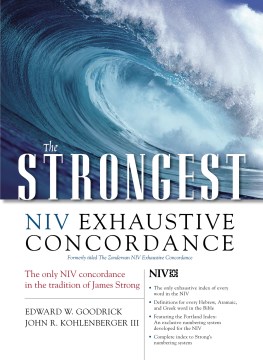 The strongest NIV exhaustive concordance